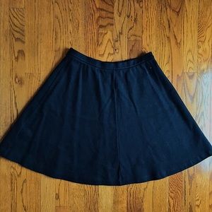 Lands’ End, black, circle skirt
